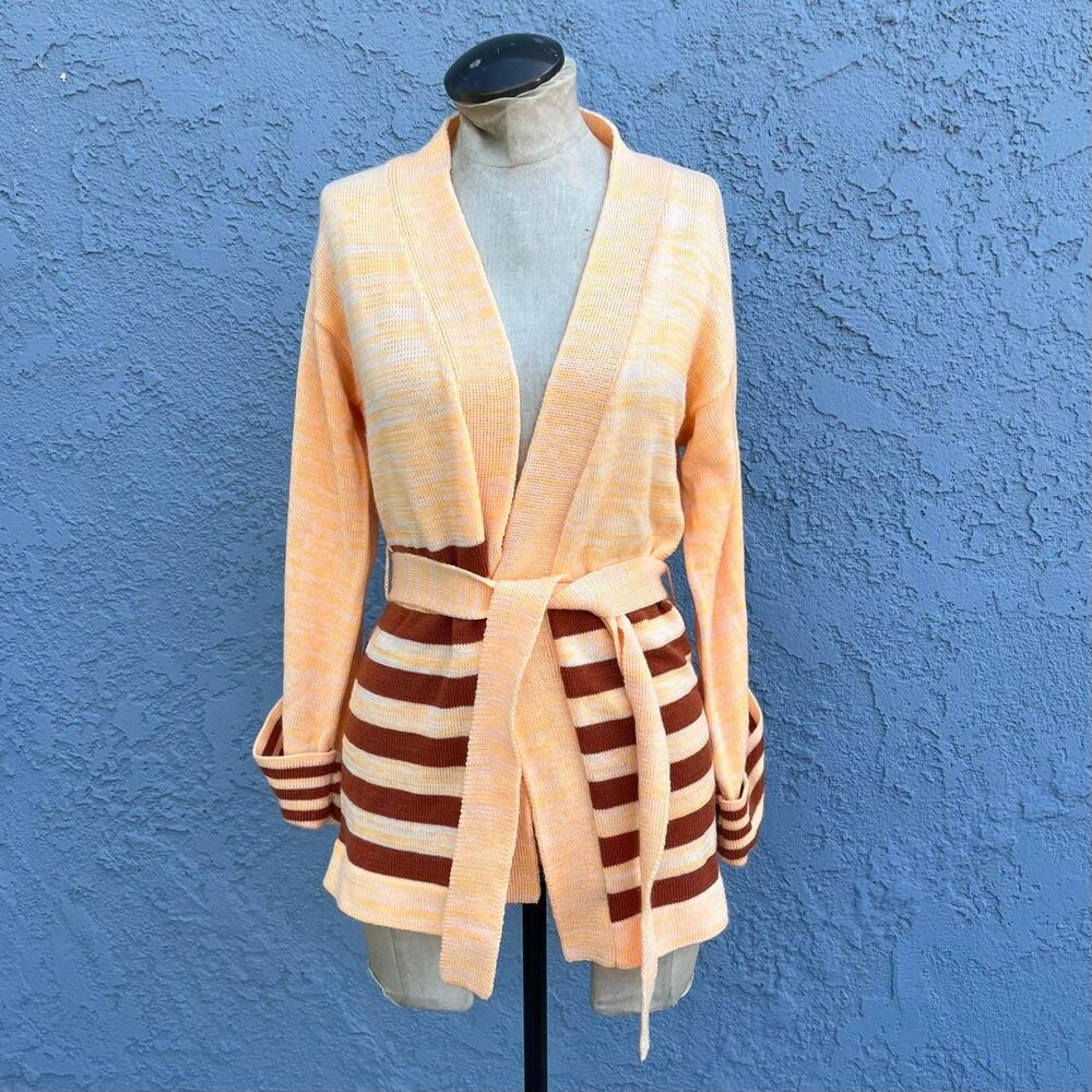 Space Dye Sweater Vintage Cardigan